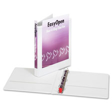 Slant D-Ring Binder,w/Sheet Lifter,5" Cap.,8-1/2"x11",WE