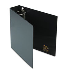 3-Ring EZD Binder W/Label Holder, 2"Cap, 8-1/2"x11", Black