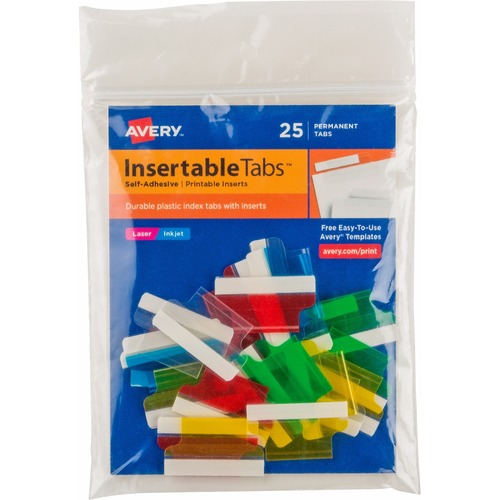 TAB,INDX,1",PRE-CUT,25/PK