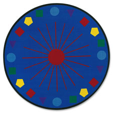 Shapes Galore Rug, 6' Diameter, Multi