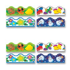 Terrific Trimmers,Pre-cut,Reusable,Four Seasons,156', Multi