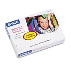 Glossy Photo Paper, 68lb,10.4mil, 4"x6",100/PK,WE
