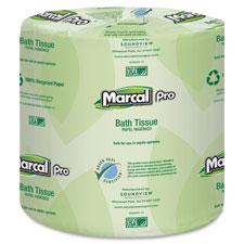 Bath Tissue, 2-Ply, Recycled, 240 Sht/RL, 48 RL/CT, White