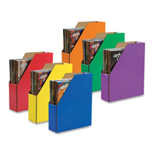 Magazine Holder, 12-3/8"x3-1/8"x10-1/4", Assorted
