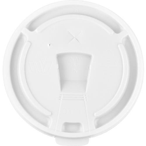 Lids, for Foam Cups, 12-16 oz., 1000/CT, White