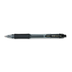 Retractable Gel Rollerball Pen,Nonrefillable,1.0mm,Black