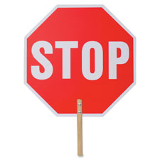 SIGN,STOP,HANDHELD
