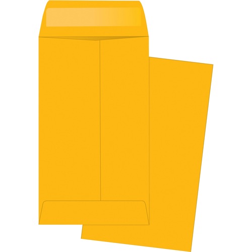 Coin Envelopes, No 5-1/2, 20lb., 3-1/8"x5-1/2",500/BX, Kraft