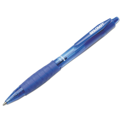 Ballpoint Pen, Refillable, Fine Point, Blue Ink