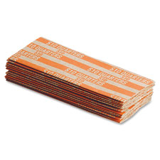 Flat Coin Wrappers, Nickels, 1000/BX, Blue