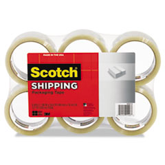 Packing Tape, 1-7/8"x54.6 Yds., 3" Core, 6/PK, Clear