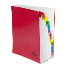 Desk File/Sorter,Daily,1-31,11-3/4"x1-1/2"x10",Red