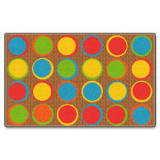 Sitting Spots Seating Rug, 7'6x12', Multi