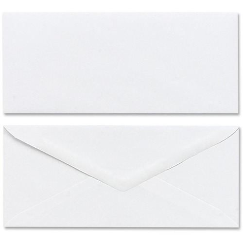 Plain Envelopes, Gummed, No 10, 50/BX, White