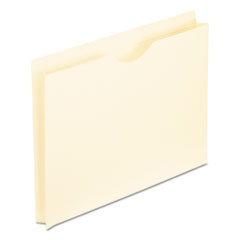 File Jacket, 1-1/2" Expansion, Letter, 50/BX, Manila