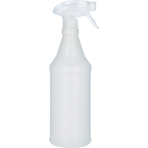 Trigger Spray Bottle, Tube 9-1/2"L, 32 fl oz., Opaque