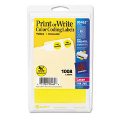 LABEL,ROUND,3/4"DIA,YLW