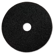 Floor Stripping Pads, 19", 5/CT, Black