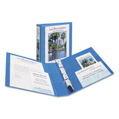 Slant Ring View Binder, 1-1/2" Capacity, 11"x8-1/2",Light BE