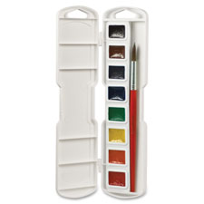 Professional Watercolors, Half Pans, 8 Colors, Assorted