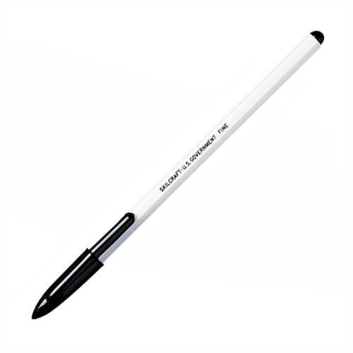Stick Pen, Nonrefillable, Fine Point, Black Ink