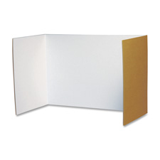 Privacy Board, 48"x16", 4/PK, White