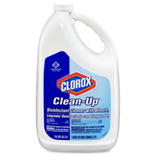 Disinfectant Cleaner, w/Bleach, 128 oz, Refill
