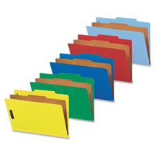 Classification Folders,1 Div, 2" Exp., Legal,10/BX, DBE