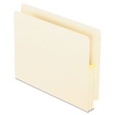 Convertible File Pockets, 5-1/4" Exp, Letter, 10/BX, Manila