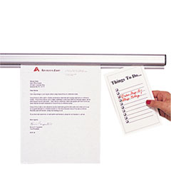 Grip-A-Strip Display Rail, 48"L, Satin