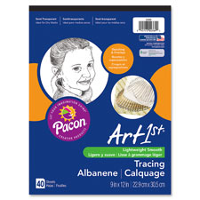 Tracing Art Pad, 9"x12", White