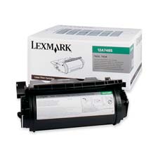 Genuine OEM Lexmark 12A7465 Extra Hi-Yield Black Return Program Print Cartridge