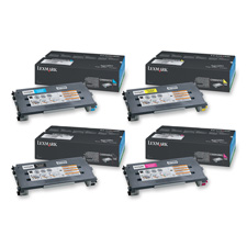 Genuine OEM Lexmark C500H2YG High Yield Yellow Toner Cartridge