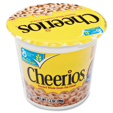 Cereal-in-a-Cup, Single Serve, 1.30 oz., 6/PK, Cheerios