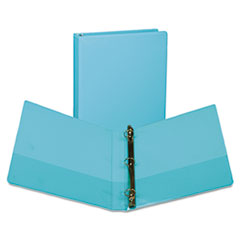 Presentation Binder, 11"x8-1/2", 1" Cap, Turquoise