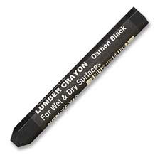Lumber Crayons, Fade Proof, 4-1/2"x1/2", Carbon Black