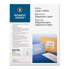 Mailing Labels, Laser, 1-1/3"x4", 3500/PK, White