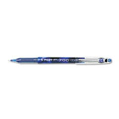 Gel Rollerball Pen, Fine Point, Blue Ink/Barrel