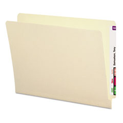 End Tab Folder,11Pt, Antimicrobial,Letter-Sz,100/BX,Manila