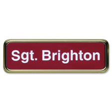 BADGE,NAME,FRAMED,1"X3",GD