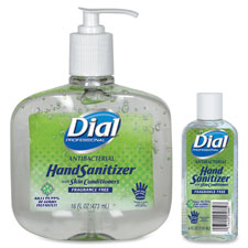 Gel Hand Sanitizer, 16oz., 8/CT, Clear