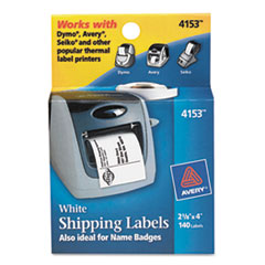 Multi-purpose Labels, 4"x2-1/8", 140/Roll, 1 RL/BX, White