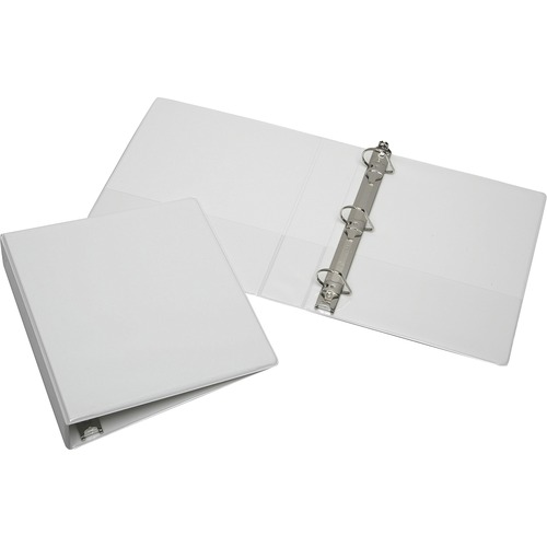 Slant D-Ring View Binder, 1-1/2" Capacity, White