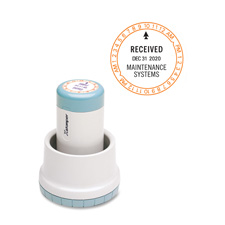 Rotary Custom Time Stamp, Date, 1-3/16", 3 Lines, 14 Max