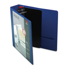 Clearvue Binder, D-Ring, 2" Capacity, 11"x8-1/2", Blue