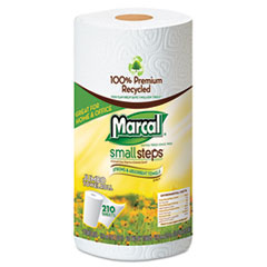 Paper Towels, 2-Ply, 140 Sheets/Roll, 24 Rolls/CT, White