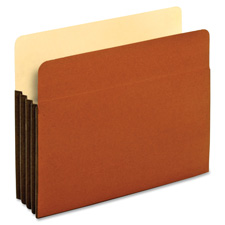 File Pockets, Lgl, 3-1/2 Exp, 800Sht Cap, 10/BX, RDR