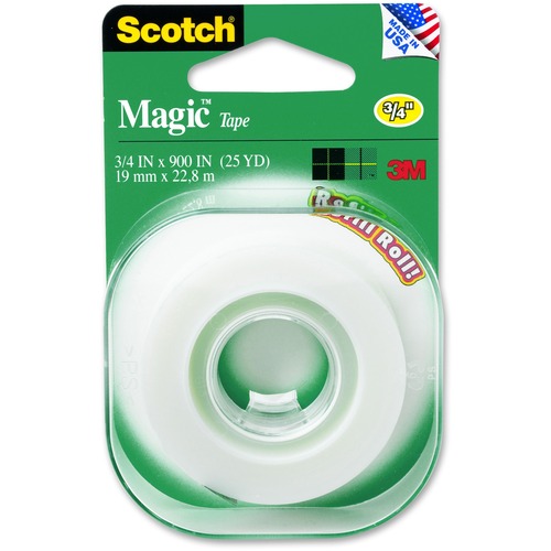 Magic Tape, 3/4"x500", Clear
