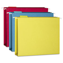 Hanging Box Bottom Folders, Letter, 2" Exp., 25/BX, Assorted