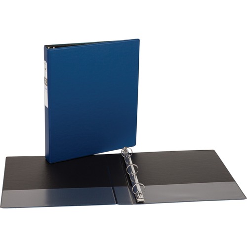 Economy Ring Binder, 1" Capacity, 11"x8-1/2", Blue